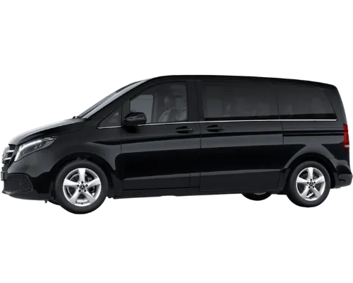 Mercedes V-Class chauffeur vehicle in Mandelieu